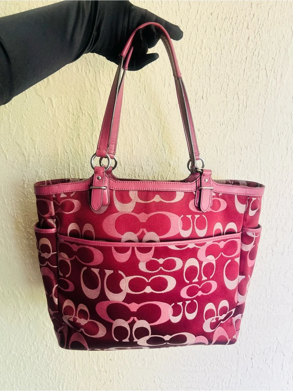 Coach Gallery Optic Signature Tote